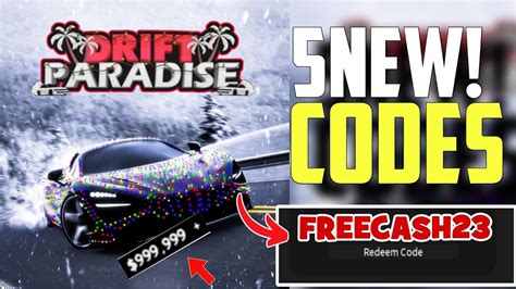 XMASUPDATE NEW DRIFT PARADISE CODES 2023 DRIFT PARADISE CODE