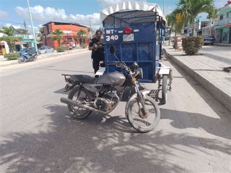 Mujer resulta herida tras chocar contra un mototaxi en Escárcega PorEsto