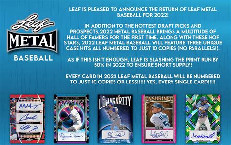 Leaf Metal Draft Baseball Cards