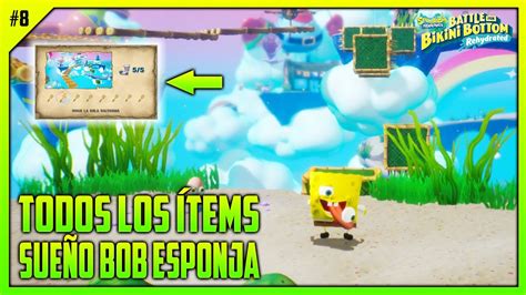 SUEÑO DE BOB ESPONJA TODOS LOS OBJETOS BATTLE FOR BIKINI BOTTOM