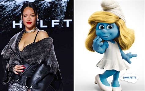 Cinemacon 2023 Rihanna Joins Paramounts The Smurfs Movie As Smurfette