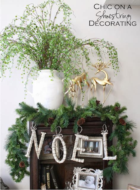 Chic On A Shoestring Decorating Christmas Home Tour Part The Fancy Room