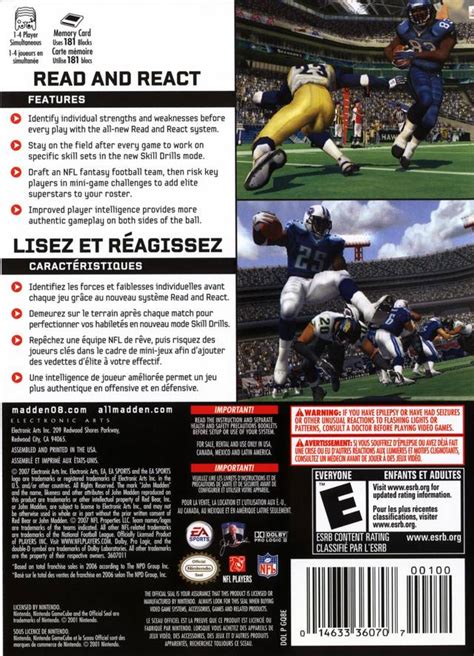 Madden Nfl Box Shot For Ds Gamefaqs