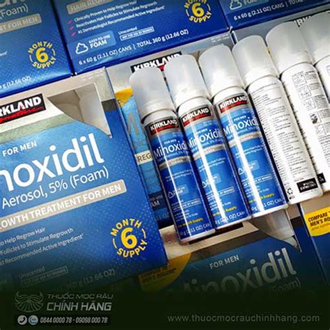 Minoxidil 5 Dạng Bọt Thuốc Mọc Râu Chính Hãng