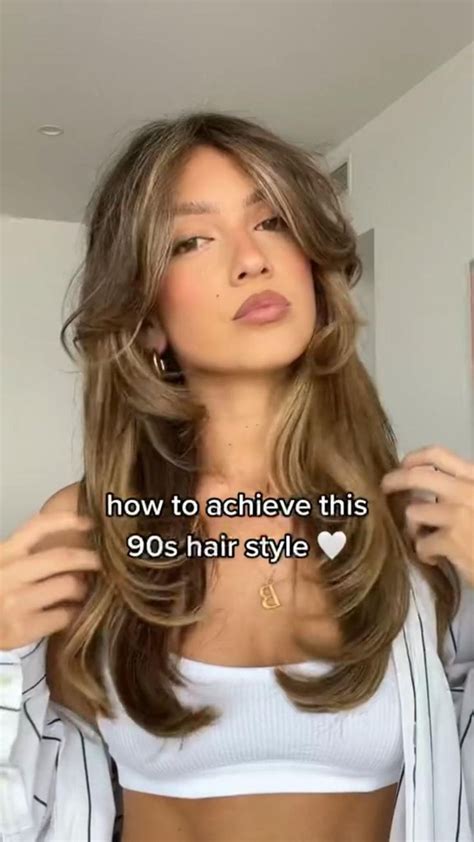 90s Hair Style Blowout 🤍 In 2022 Hair Tutorial Hair Care Long Hair Styles Hair Styles