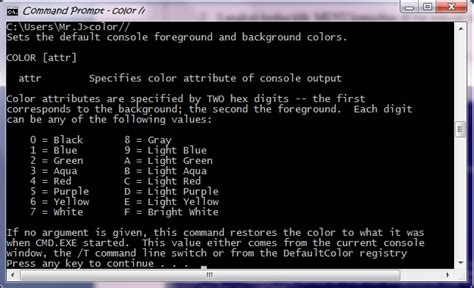 Cara Merubah Warna Text Dan Background Command Prompt Cmd Jepri