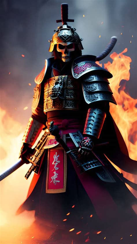 Samurai Skeleton by GuacyAI on DeviantArt