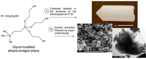 1 Sol Gel Processing Of The Ethylene Glycol Modified Ethane Bridged