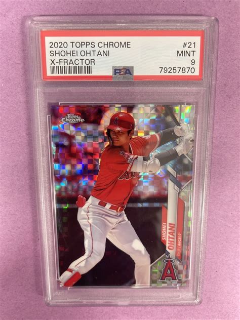 Topps Chrome X Fractor Shohei Ohtani For Sale Online Ebay