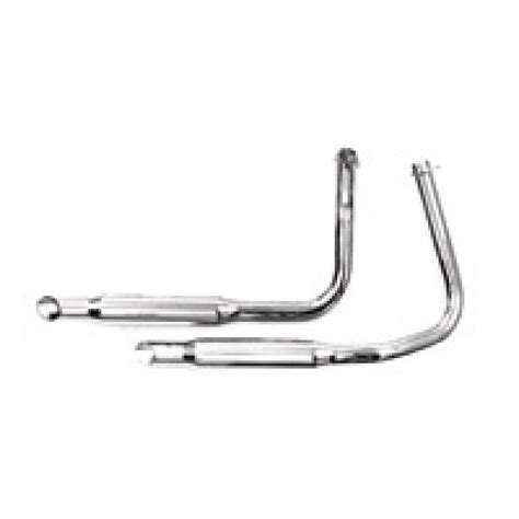 Paughco In In Long Staggered Dual Slash Cut Exhaust System