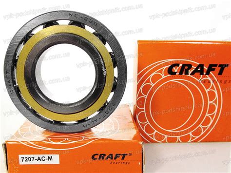 Подшипник 46207 Л или 7207 ACM CRAFT Литва Купить Цена 224 в Украине