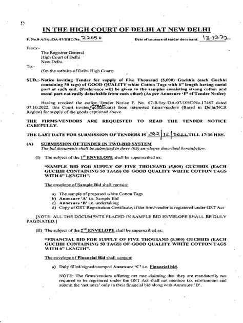 Fillable Online Delhihighcourt Nic IN THE HIGH COURT OF DELHI AT NEW