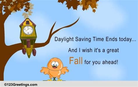 Daylight Saving Time Ends Greetings Free Daylight Saving Time Ends