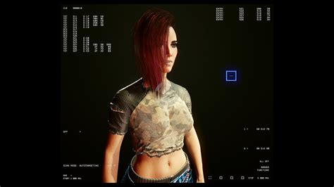 E3 2018 Female V Wearable 外観容姿 Cyberpunk 2077 Mod データベース MOD紹介まとめサイト