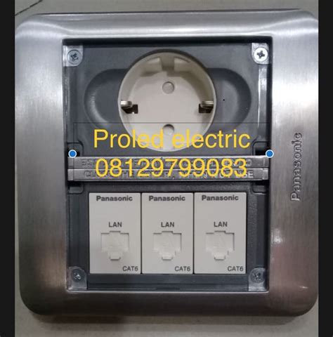 Jual Stop Kontak Lantai Panasonic Stop Kontak Arde Dan Triple Data Cat