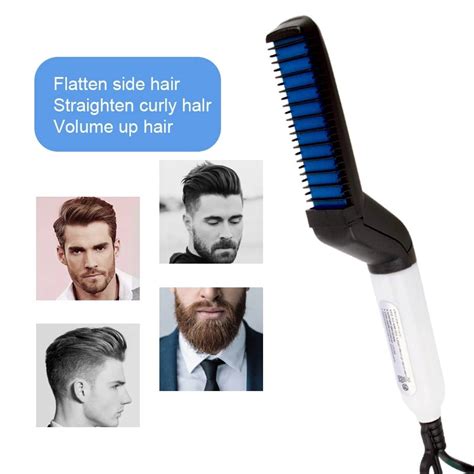 Electric Ceramic Beard Straightening Brush | Beards Australia