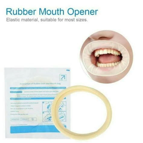 Dental Optragate Rubber Mouth Opener Cheek O Retractor Retraktor Karet