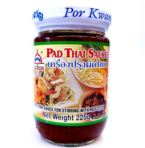 Por Kwan Pad Thai Sauce 225g Spicy Thai Sauce For Stirring With Rice Stick Online Asian Shop