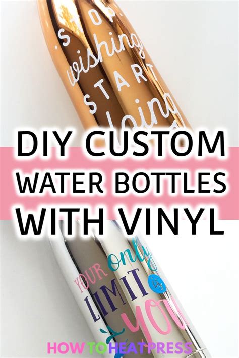 How To Make Custom Water Bottles Personalize Water Bottles Adhesive