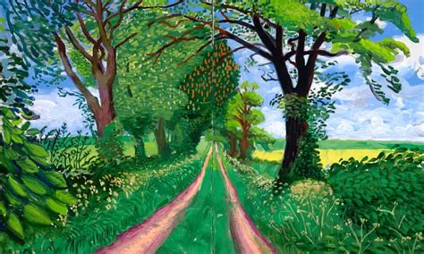 David Hockney Enters New Phase No More Constable David Hockney