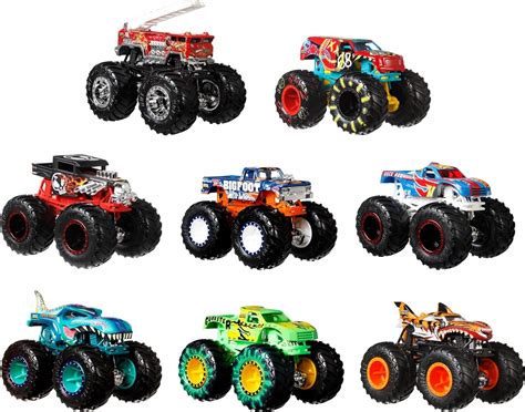 Hot Wheels Monster Trucks Pacote Carrinho Em Escala A Partir De Anos Amazon Br