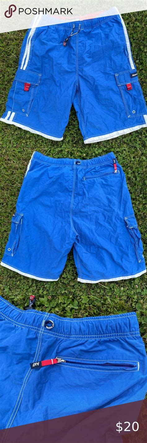 Abercrombie Fitch Mens Blue Swim Trunks XL