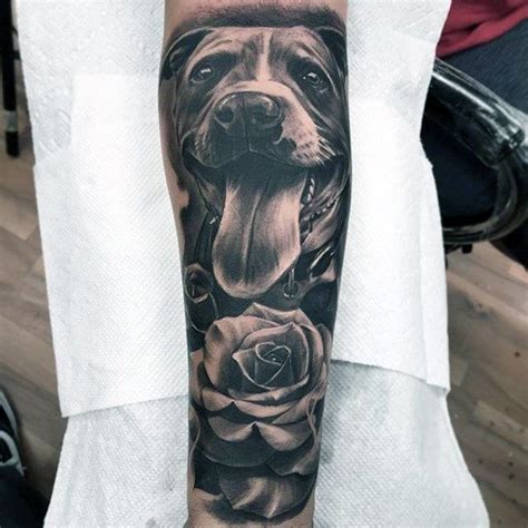 101 Forearm Sleeve Tattoo Designs for Men | Dog portrait tattoo ...