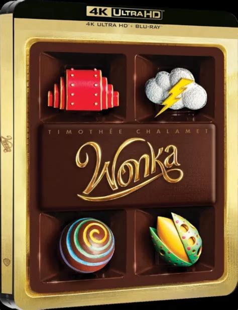 Wonka TimothÉe Chalamet 4k Uhd 2024 2 Blu Ray Steelbook B £2662