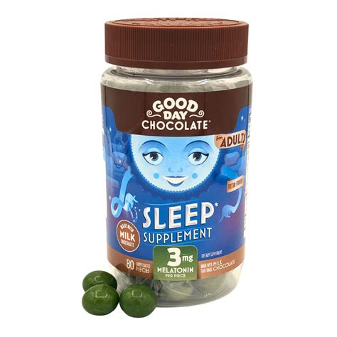 Sleep Chocolate - Adult Sleep with Melatonin Chocolate Supplement – Good Day Chocolate
