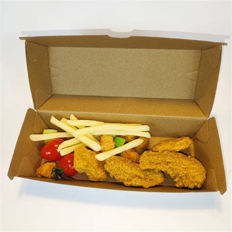 Eco Friendly Custom Food Packaging Lunch Burger Kraft Paper Box China