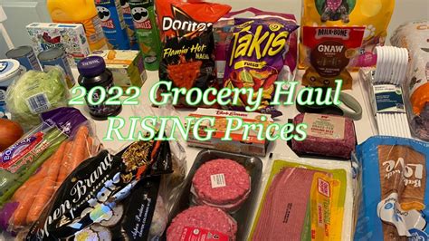 2022 Grocery Haul Rising Prices 💸 Youtube