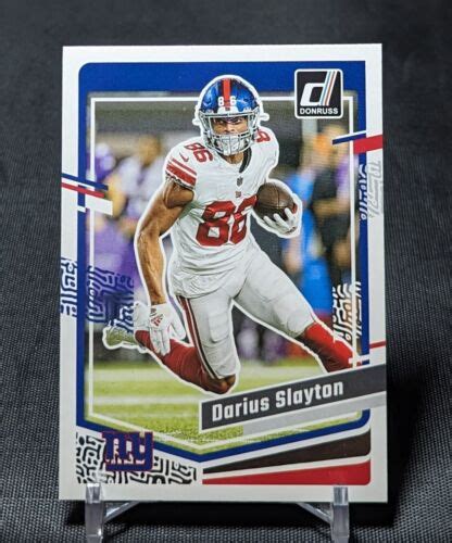 Darius Slayton Panini Donruss Football Card Base New York