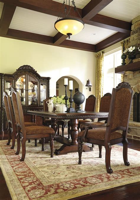 North Shore Double Pedestal Extendable Dining Room Set From Ashley