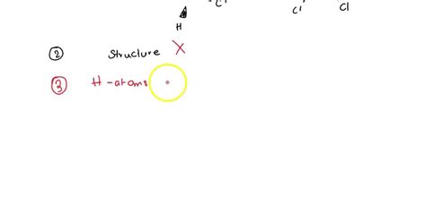 SOLVED: Dichloromethane PROCEDURE Replace a hydrogen on the chloromethane structure with another ...