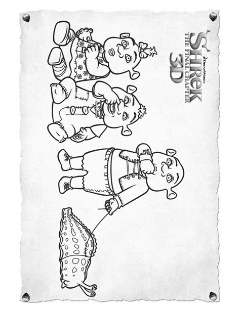 Baby Shrek Coloring Pages Coloring Pages