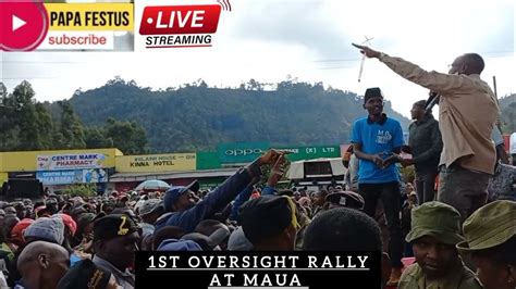 Meru Leaders Launches Oversight Strategies In A Rally At Maua In