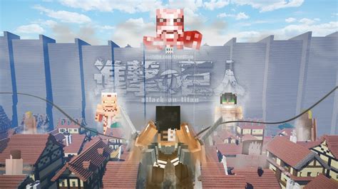 Minecraft Mod Attack On Titan Shingeki No Kyojin Mod Youtube