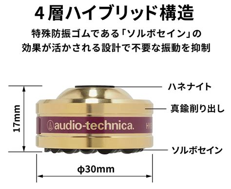 Audio Technica オーディオテクニカ At6099 インシュレーター 送料無料 サウンドハウス