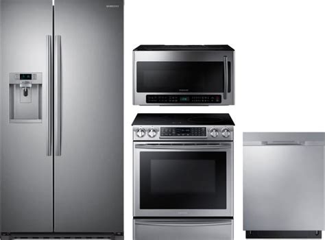 Samsung Sareradwmw304 Samsung 4 Piece Kitchen Appliances Package With