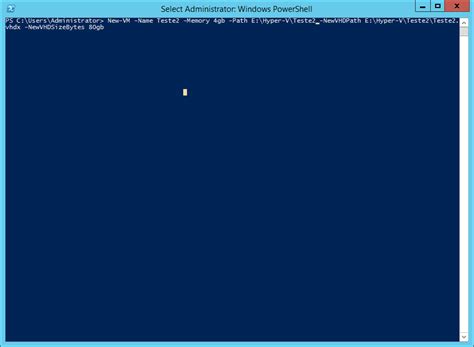 Criando Uma M Quina Virtual No Hyper V Via Windows Powershell Blog