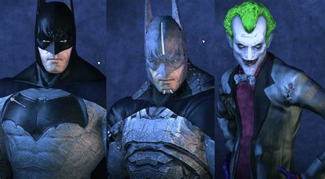 Batman Arkham Asylum Batman Skins