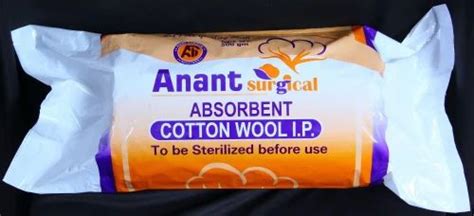 Absorbent Cotton Wool Ip 500 Gram Packaging Size 500 Gm At Rs 140