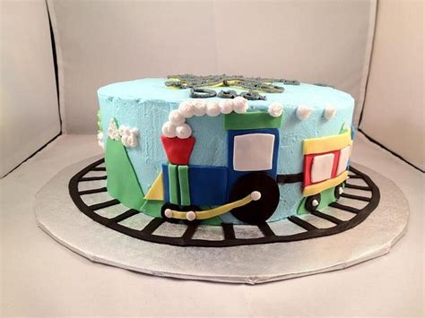 Throwback Choo Choo Train Decorated Cake By Dawn Cakesdecor