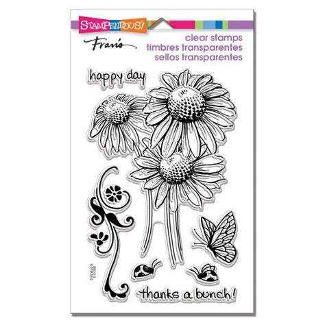 Stampendous Clear Stamps Set Daisy Thanks Perfectly Clear Stamps