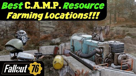 Fallout 76 Best Camp Resource Farming Locations Youtube