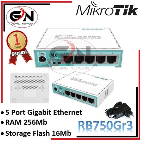 Jual Mikrotik Rb Gr Hex Router Mikrotik Rb Gr Hex Rb Gr