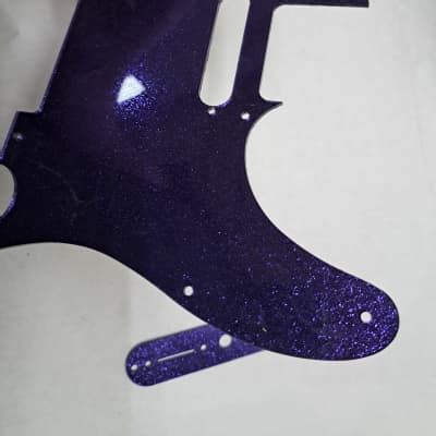 Purple Sparkle Glitter Pickguard Control Cover Set For Reverb