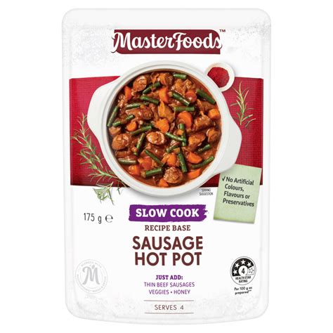 Try Our Slow Cooked Sausage Hot Pot Recipe Base Masterfoods