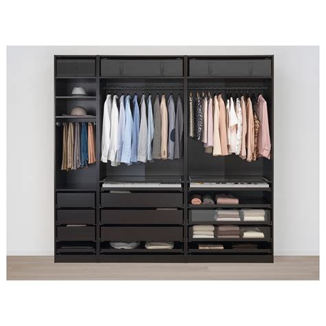 Ikea Single Wardrobe Black – HOMYSTYLE