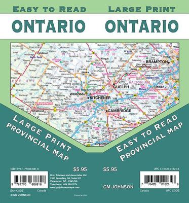 Road Map Of Ontario Canada Highway Maps